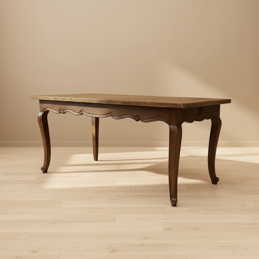Louis XV style Dining table extendable