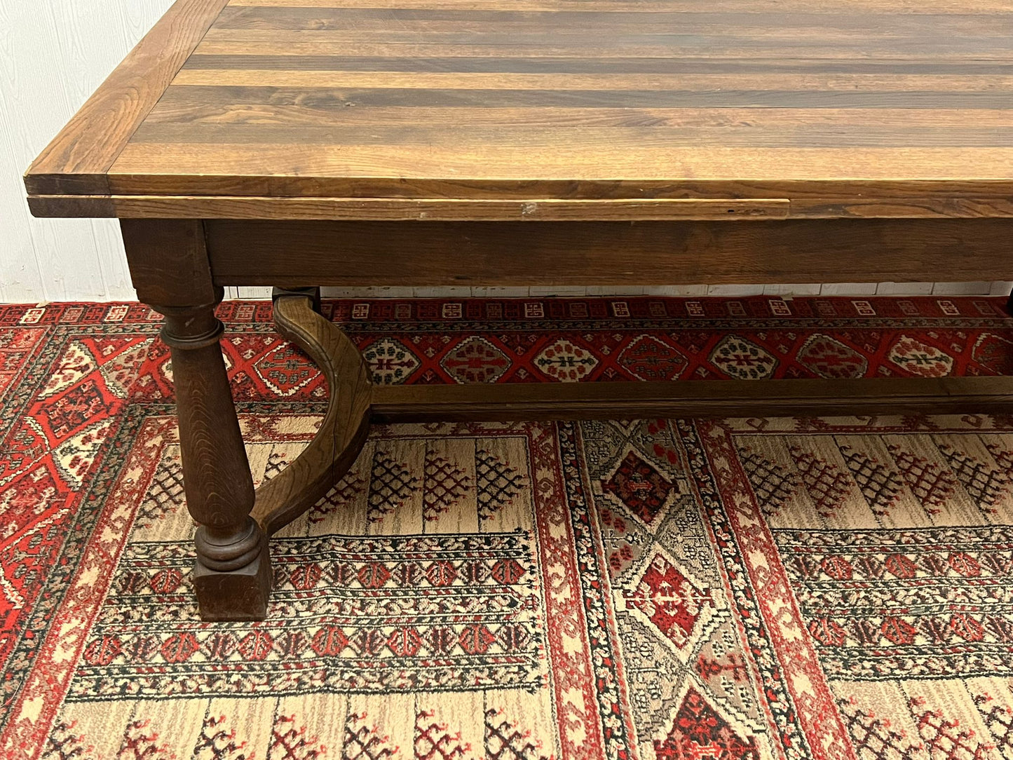 C20th Farmhouse table with Extensions