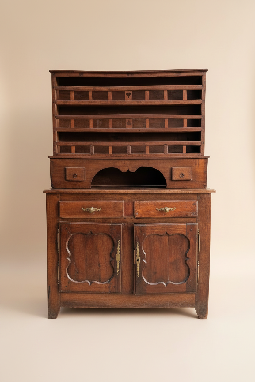 Mid C18TH french Oak provincial Vaisselier