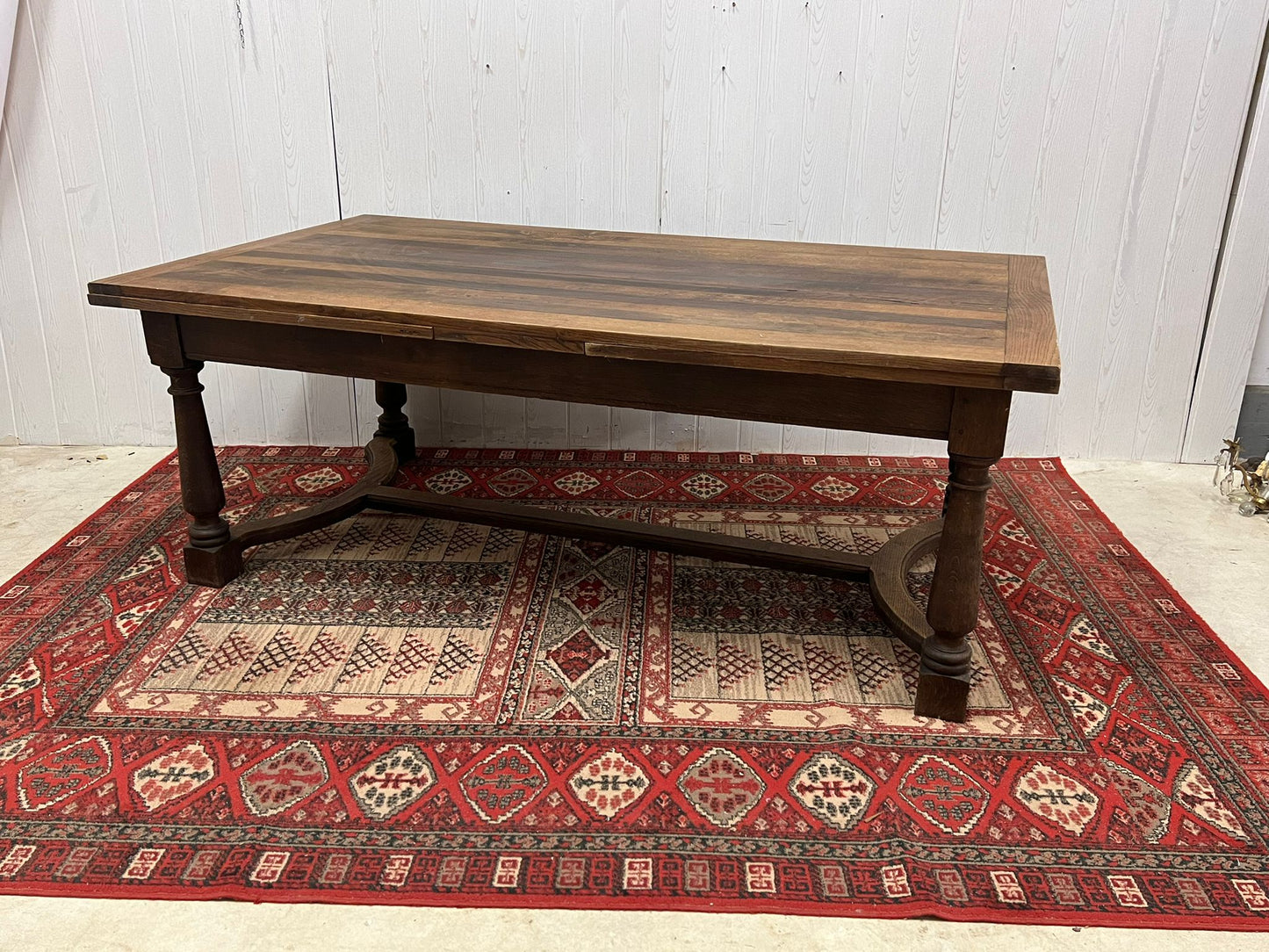C20th Farmhouse table with Extensions