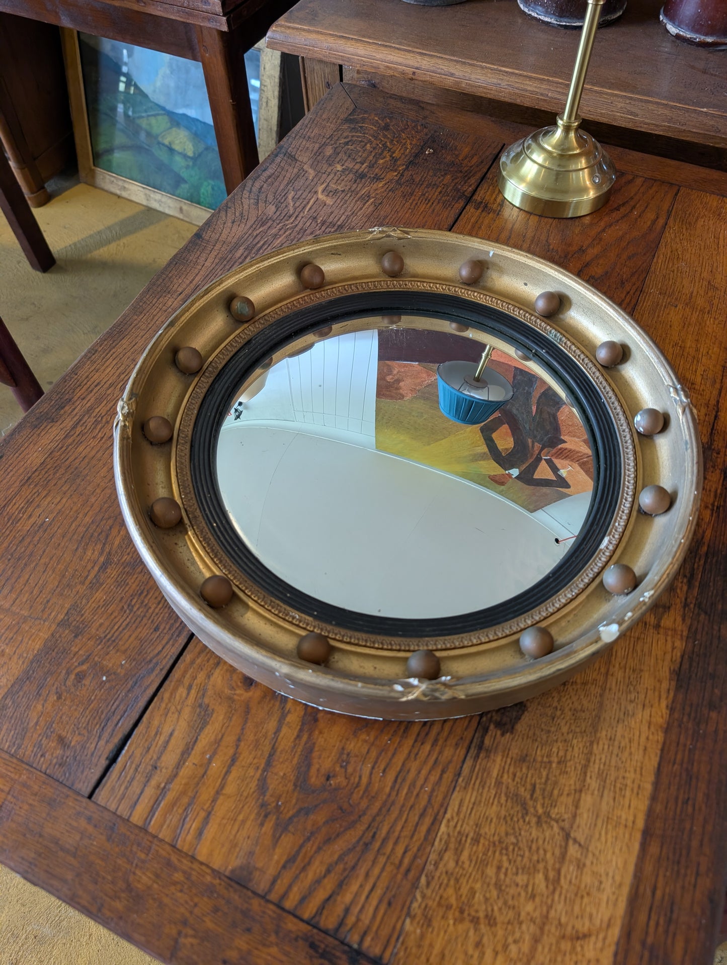 An English Regency Convex Mirror