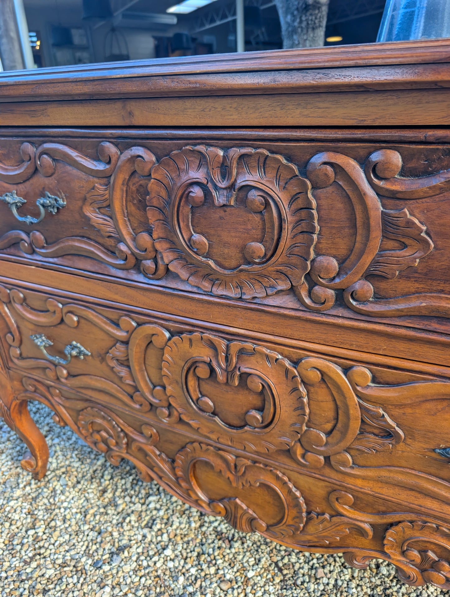 C19th Louis XV French Provincial chest of drawers