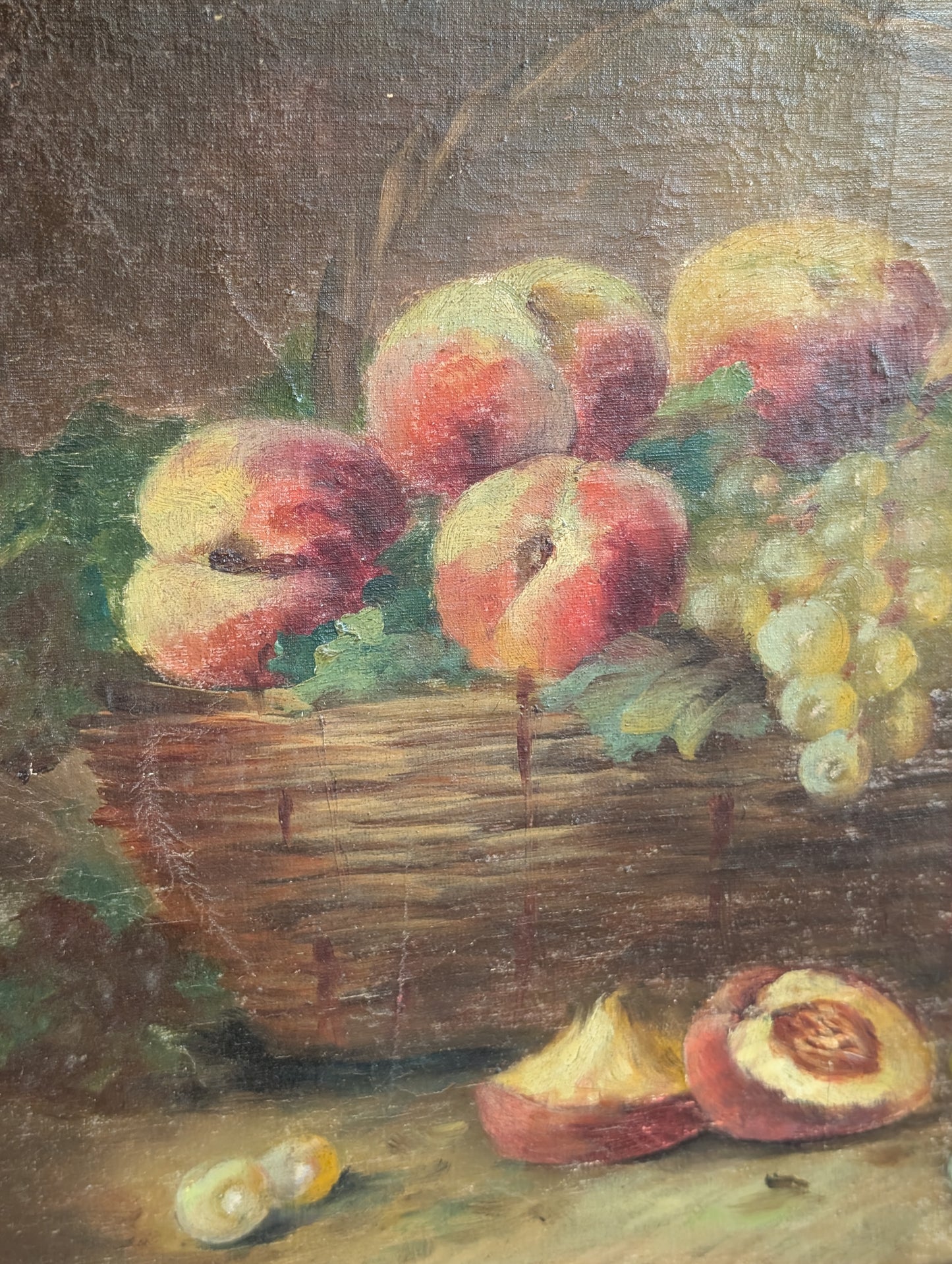 Still life oil en canvas Morin C19th
