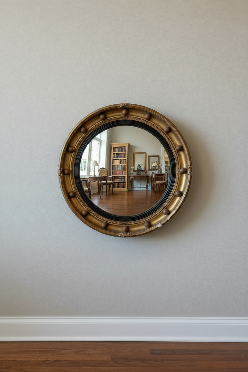 An English Regency Convex Mirror