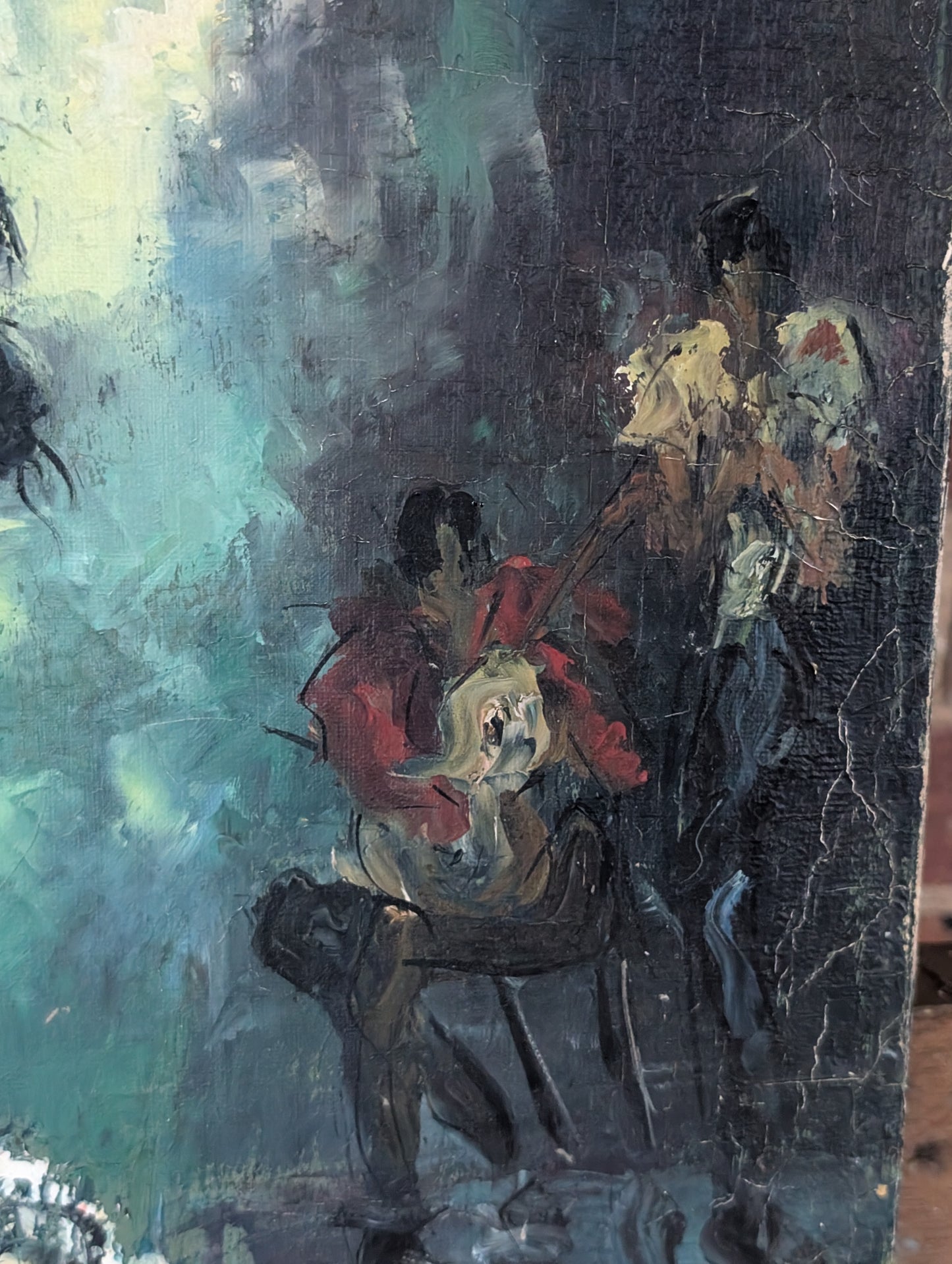 Flamenco Dancer - R. vanderbulcke - oil - Mid CXXth