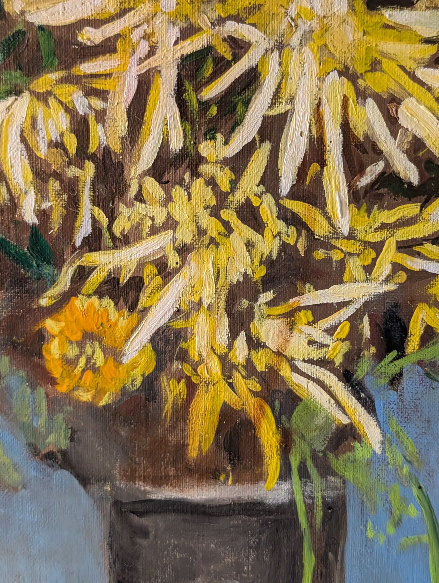 "Bouquet de fleurs" by Gisèle Rouquette - post impressionism - CXXth