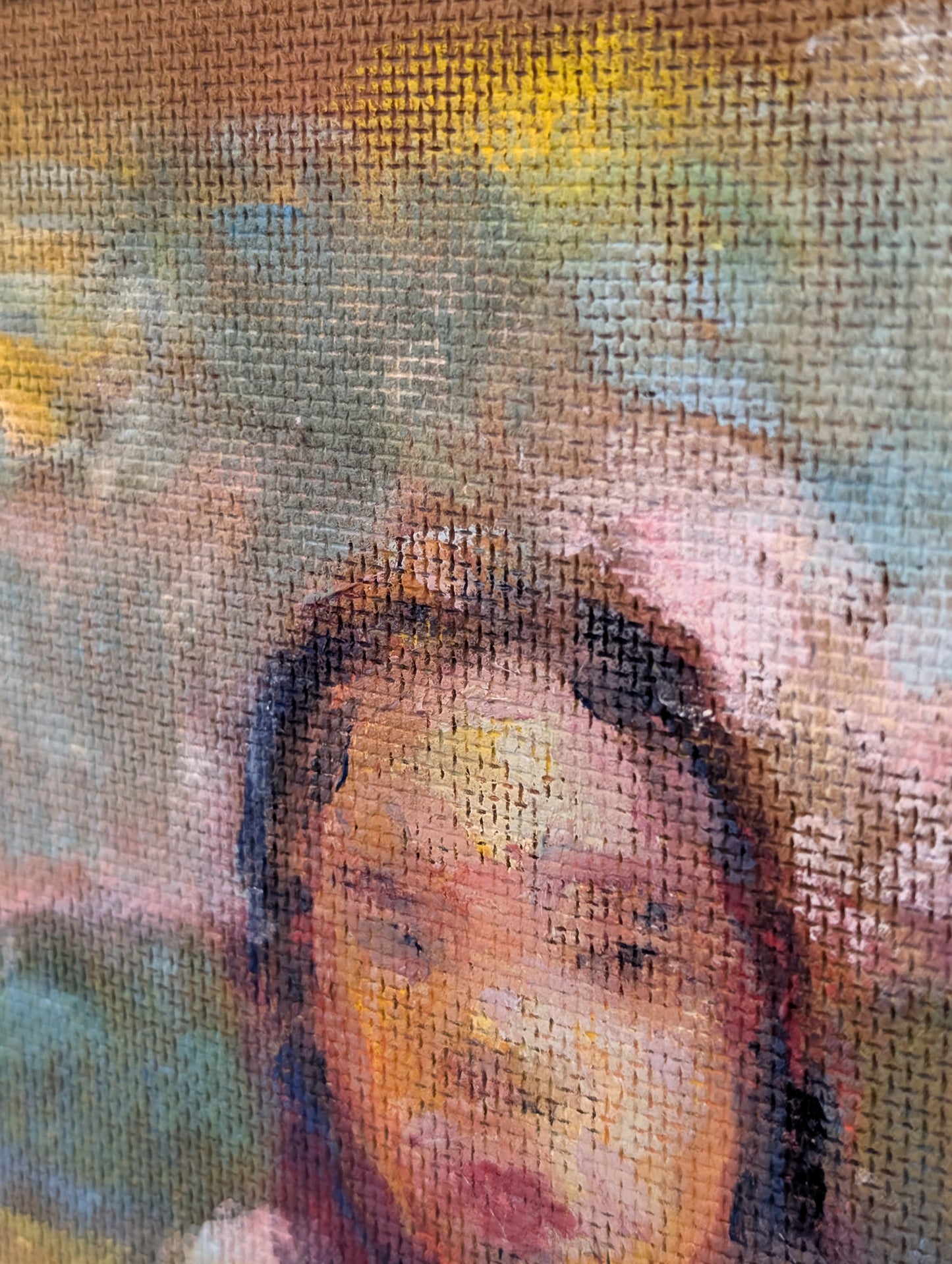 "Les baigneuses" (The Bathers) by Patrice Landauer,  acrylic on MDF
