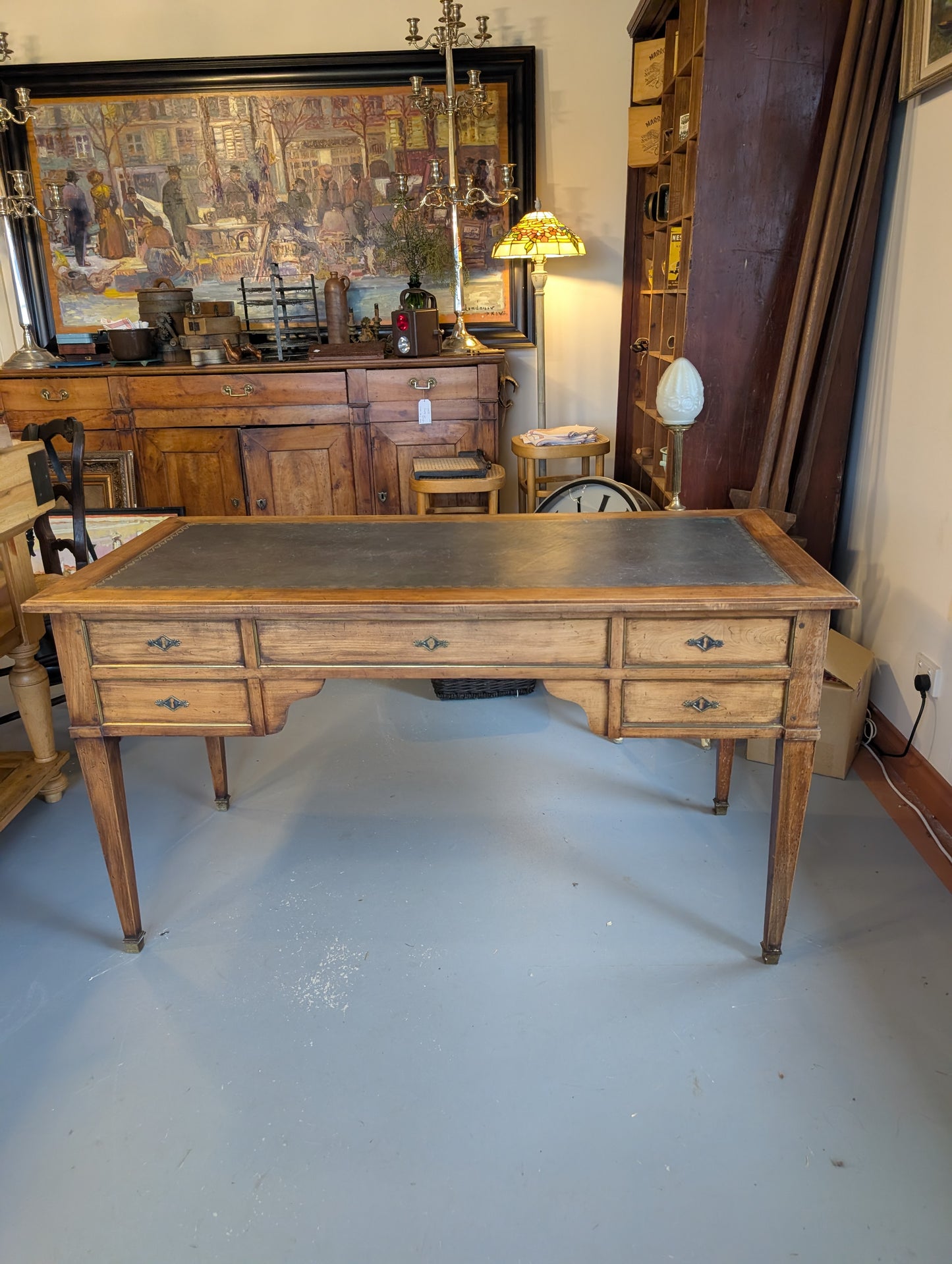 A French Louis XVI style desk.