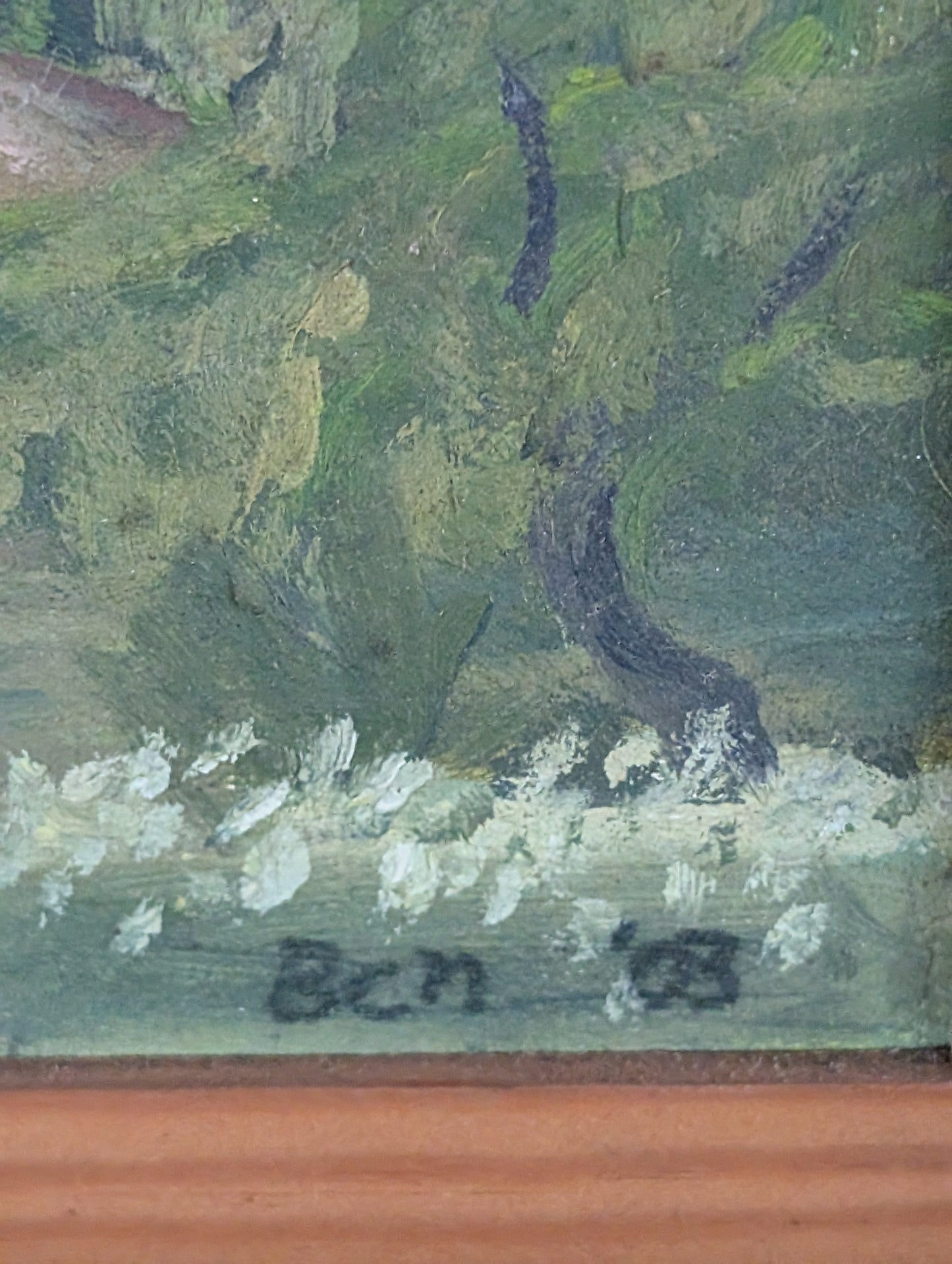 French Landscape Painting – Castelnau-de-Montmiral (2003)