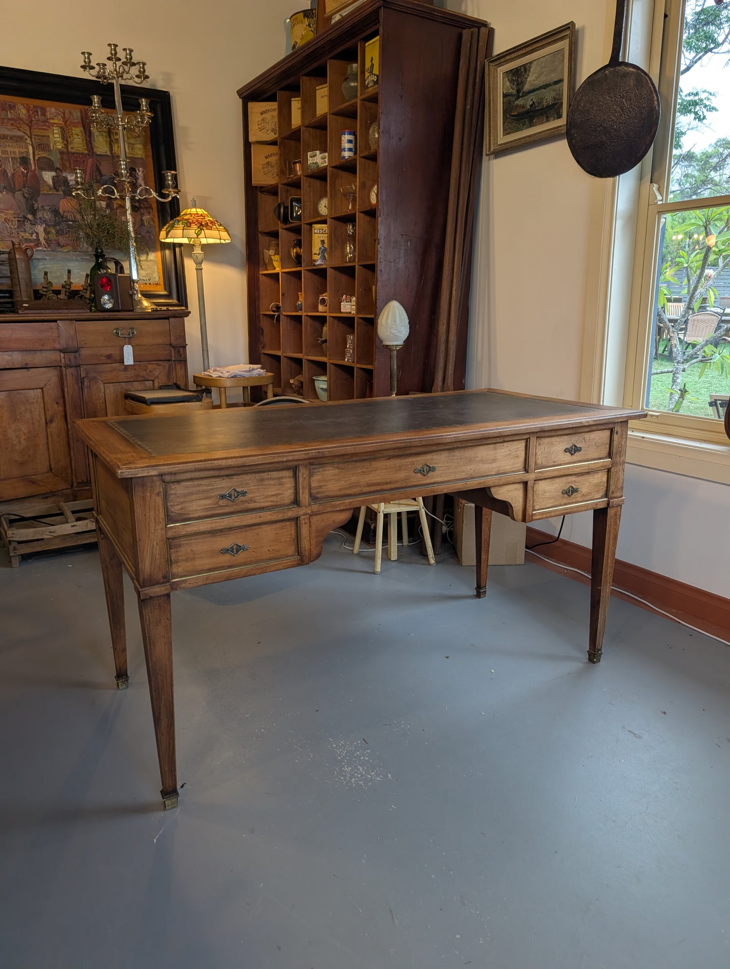 A French Louis XVI style desk.