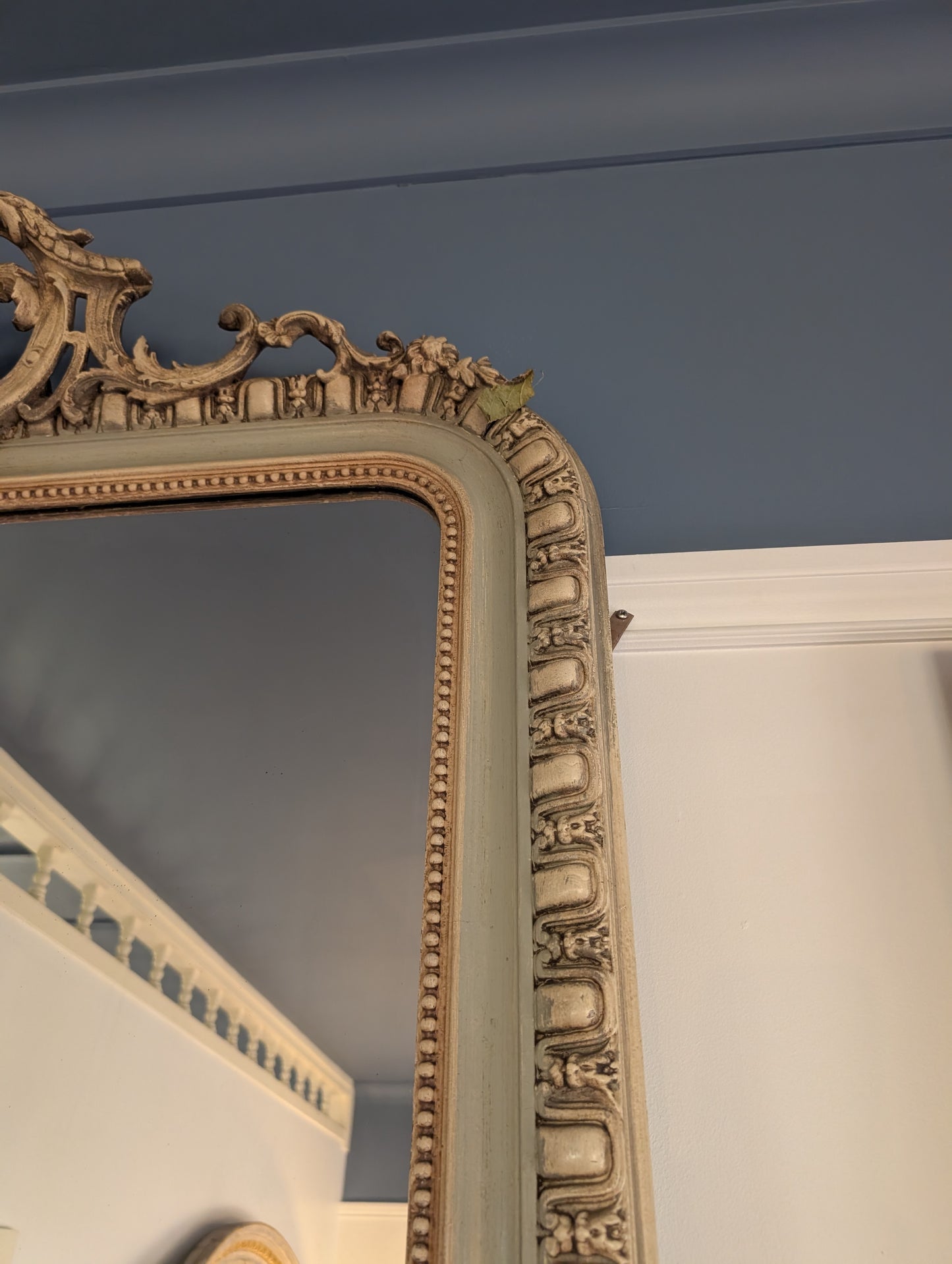 Napoleon III style mirror with double patina C19th