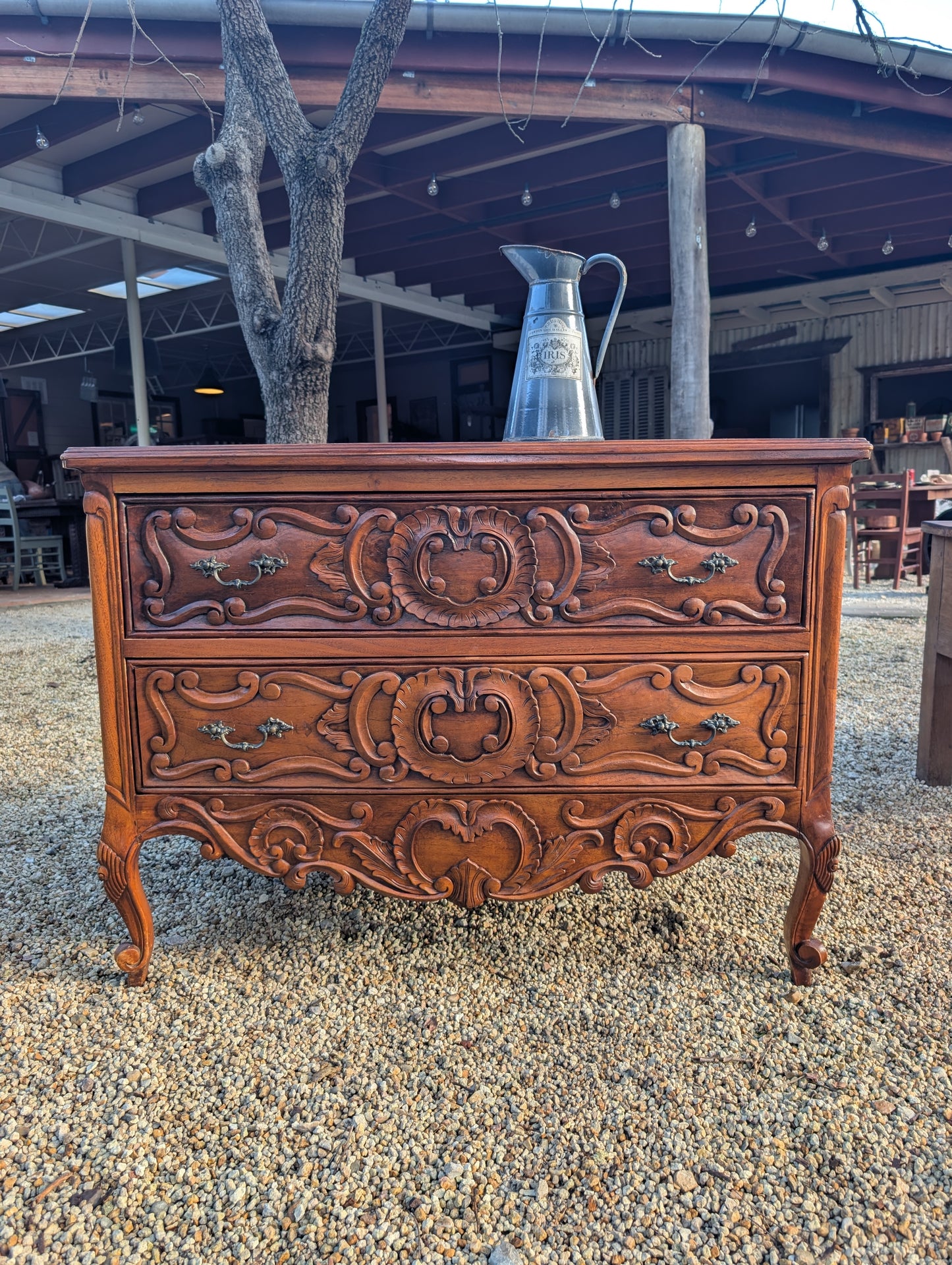 C19th Louis XV French Provincial chest of drawers