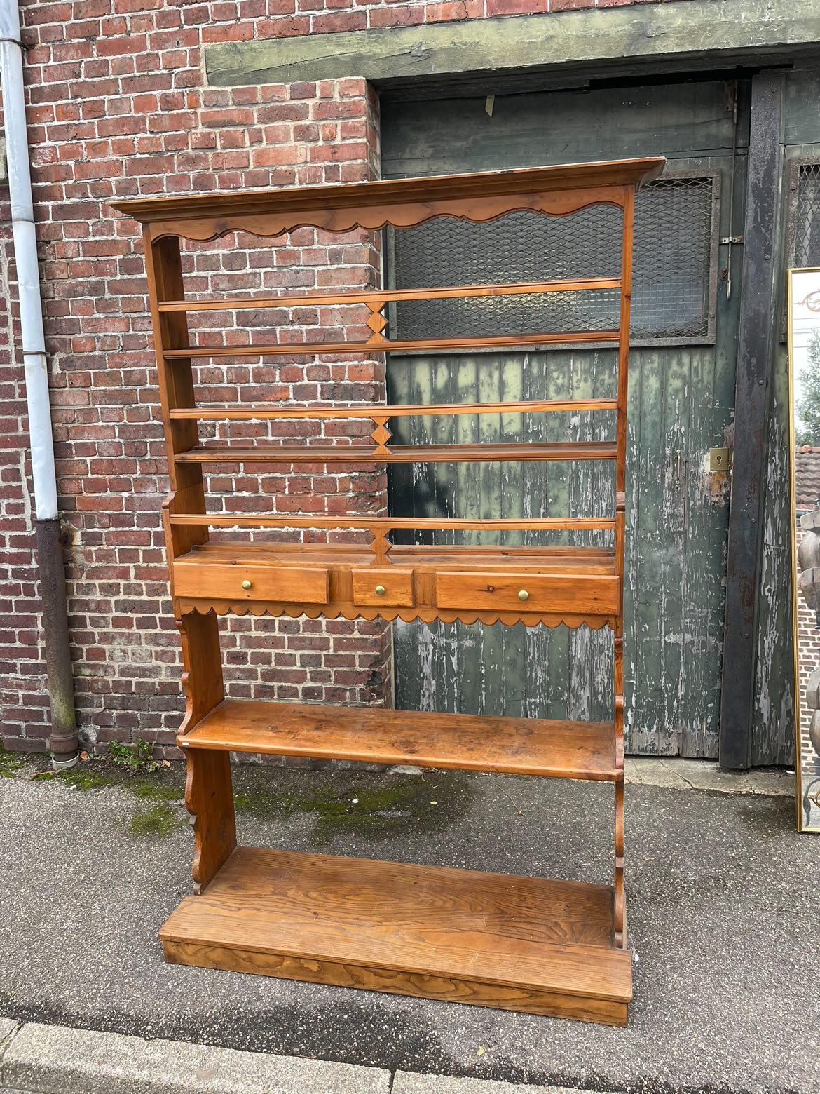 French Tall dresser "vaisselier" C19th