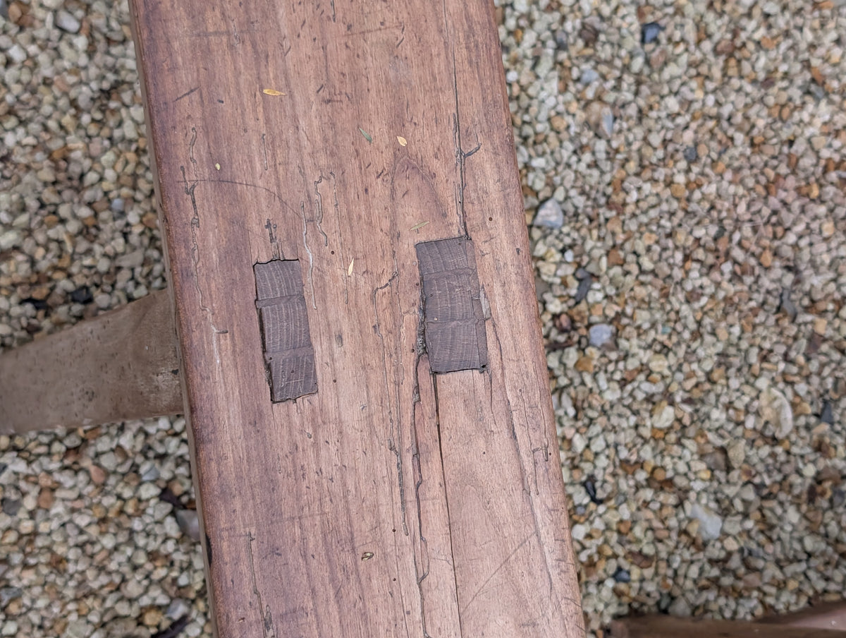 Pair of Antique C19th 'Skinny' Farmhouse Benches (2.36m)