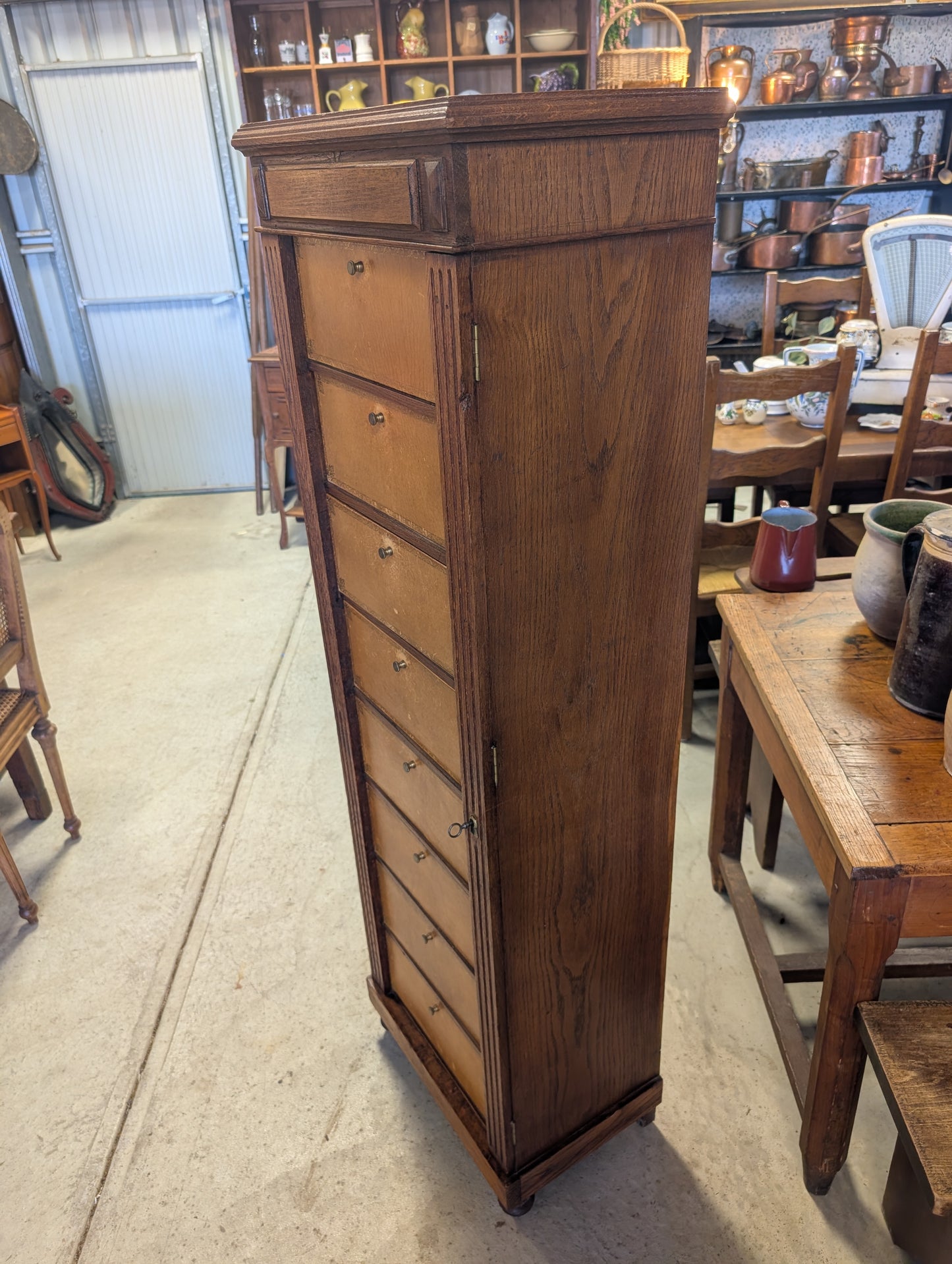 C19th Oak "Cartonnier" filling cabinet