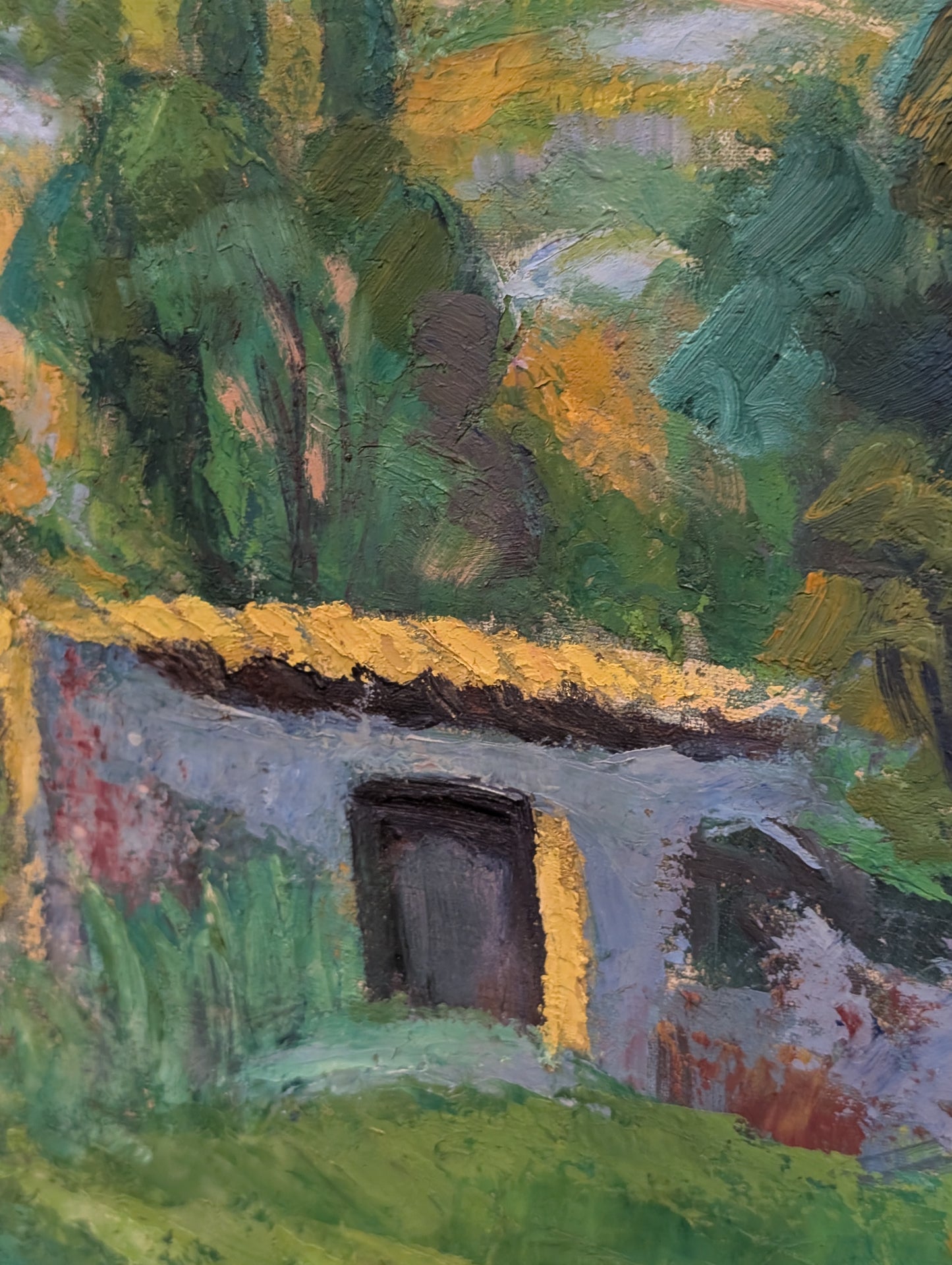 Provencial landscape - oil on canvas - early CXXth
