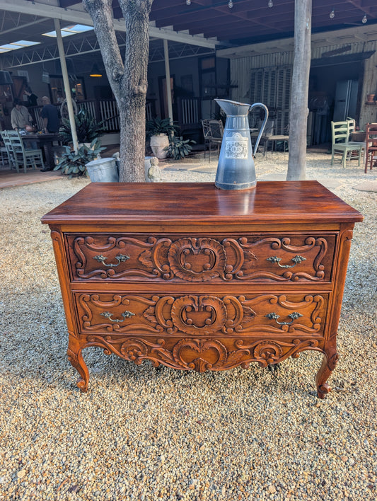 C19th Louis XV French Provincial chest of drawers