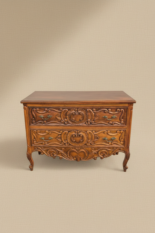 C19th Louis XV French Provincial chest of drawers