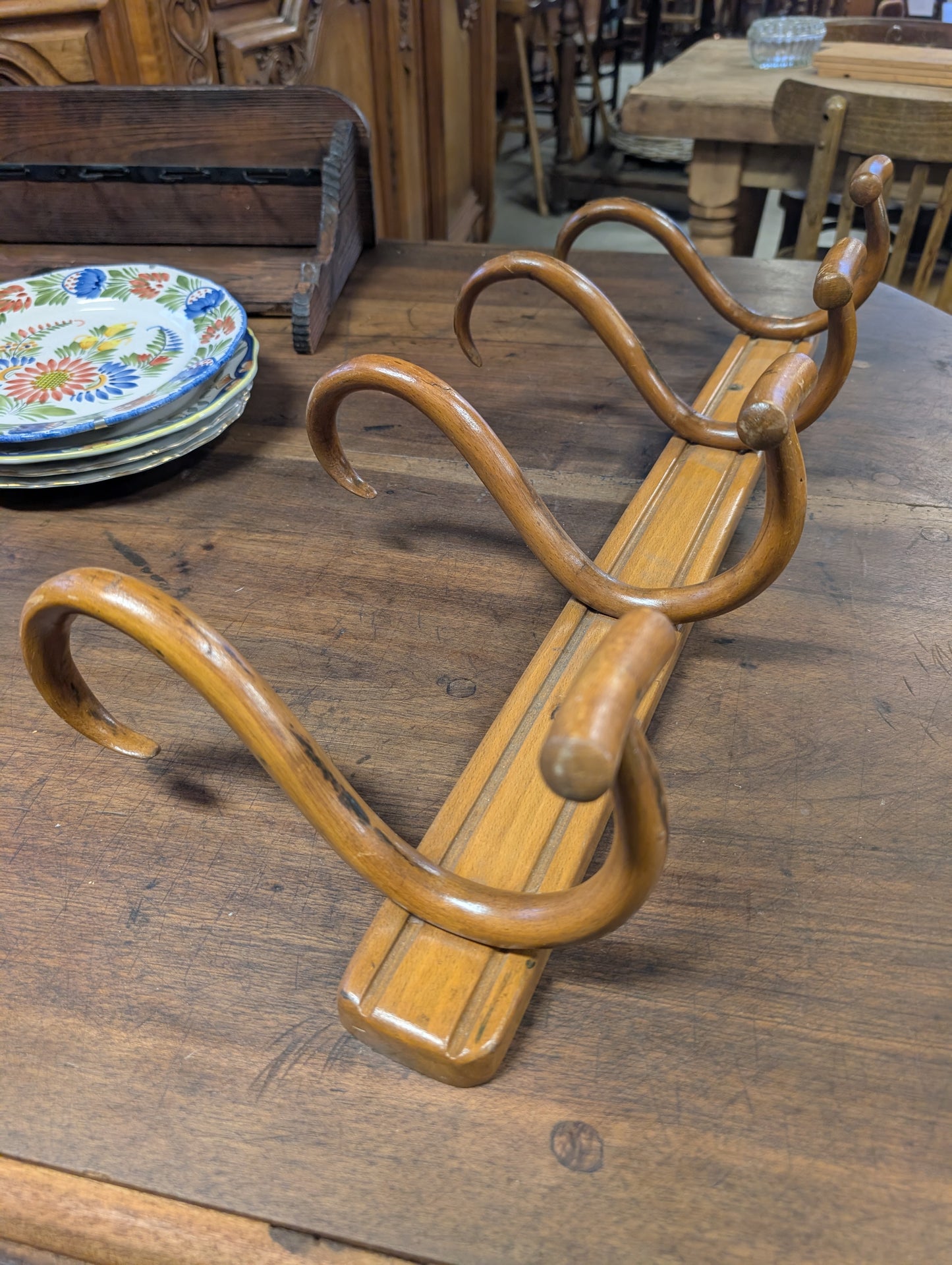 Thonet style bentwood coat rack