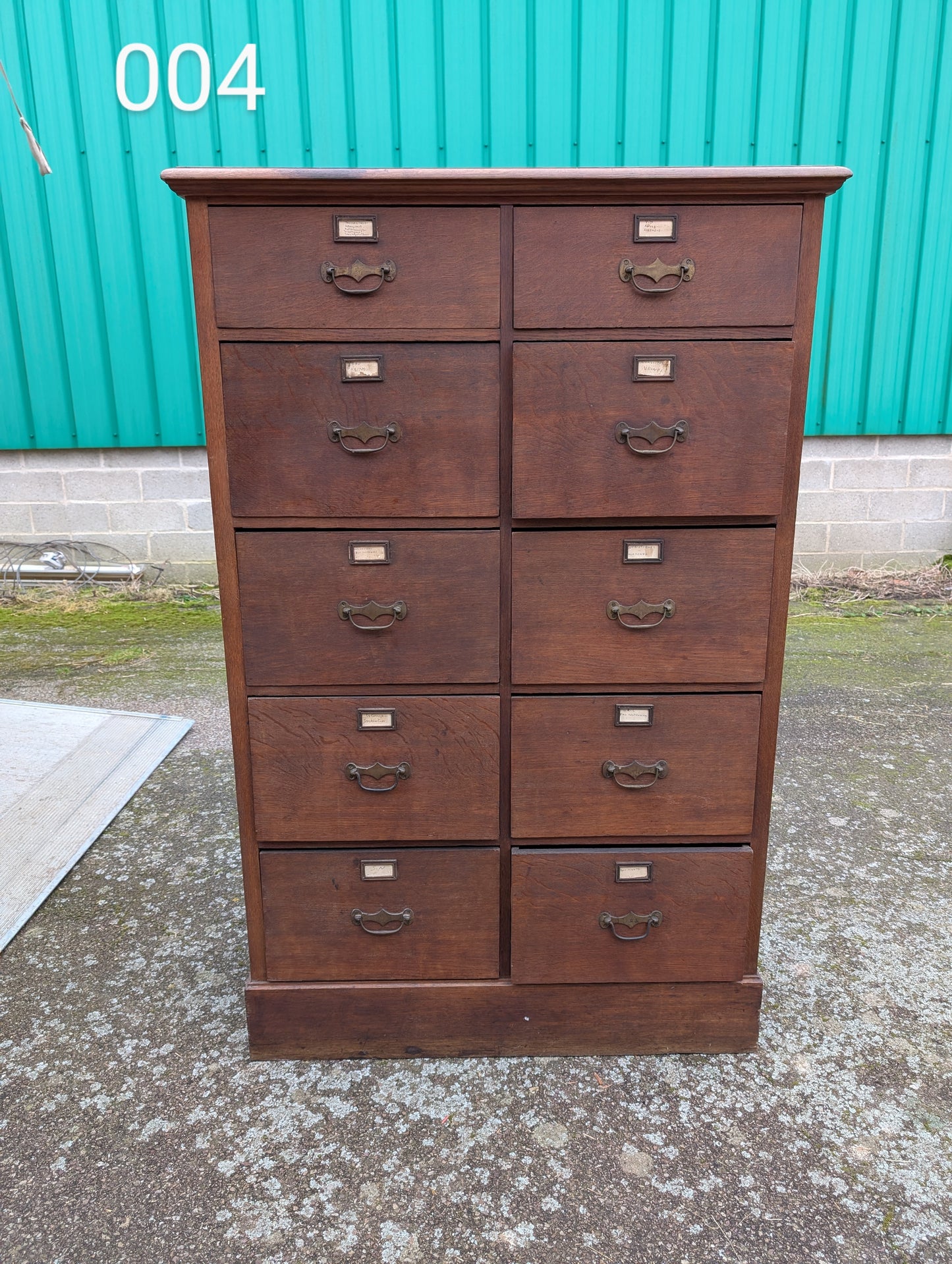 French Oak Apothecary Cabinet